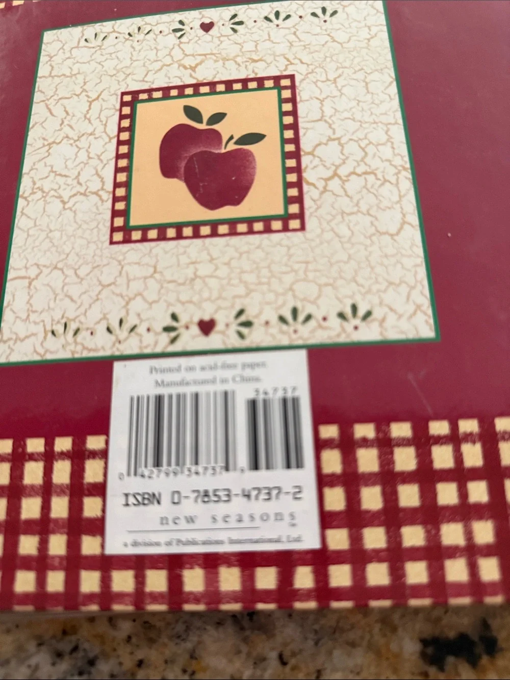 Apple Motif Vintage Recipe Binder